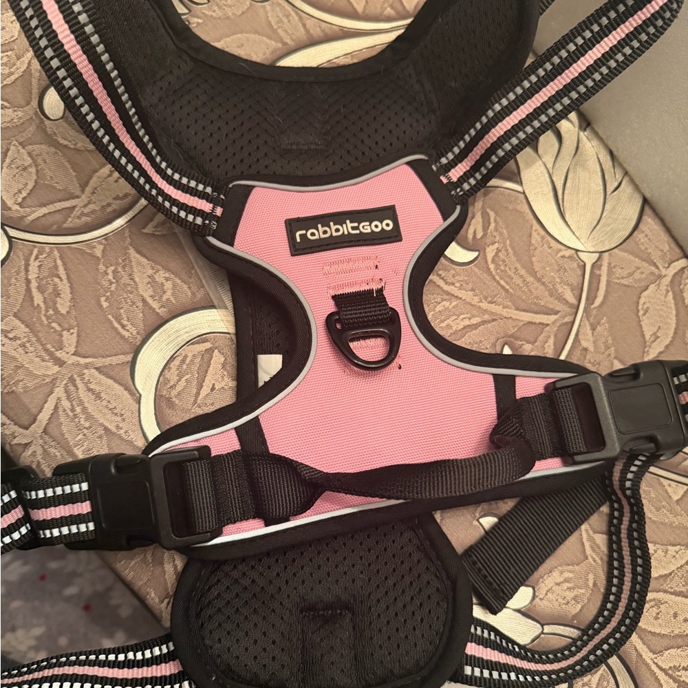 rabbitgoo Pink Dog Harness